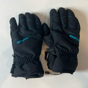 Ziener womens wool ski gloves, size Small
